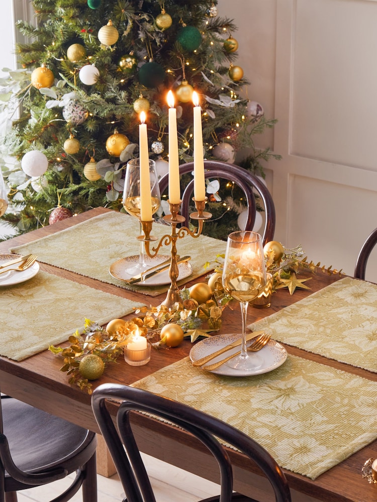 Paoletti Set of 4 Gold Stag Table Placemats - Image 3 of 6