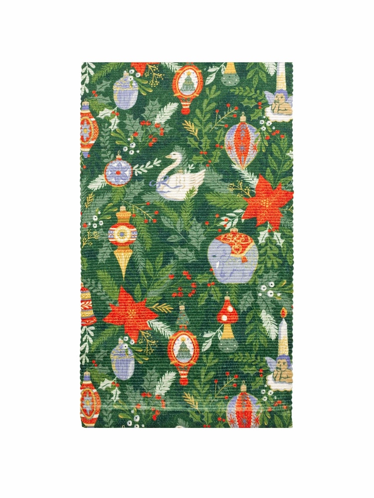 furn. Deck The Halls Christmas Table Runner - Image 5 of 5