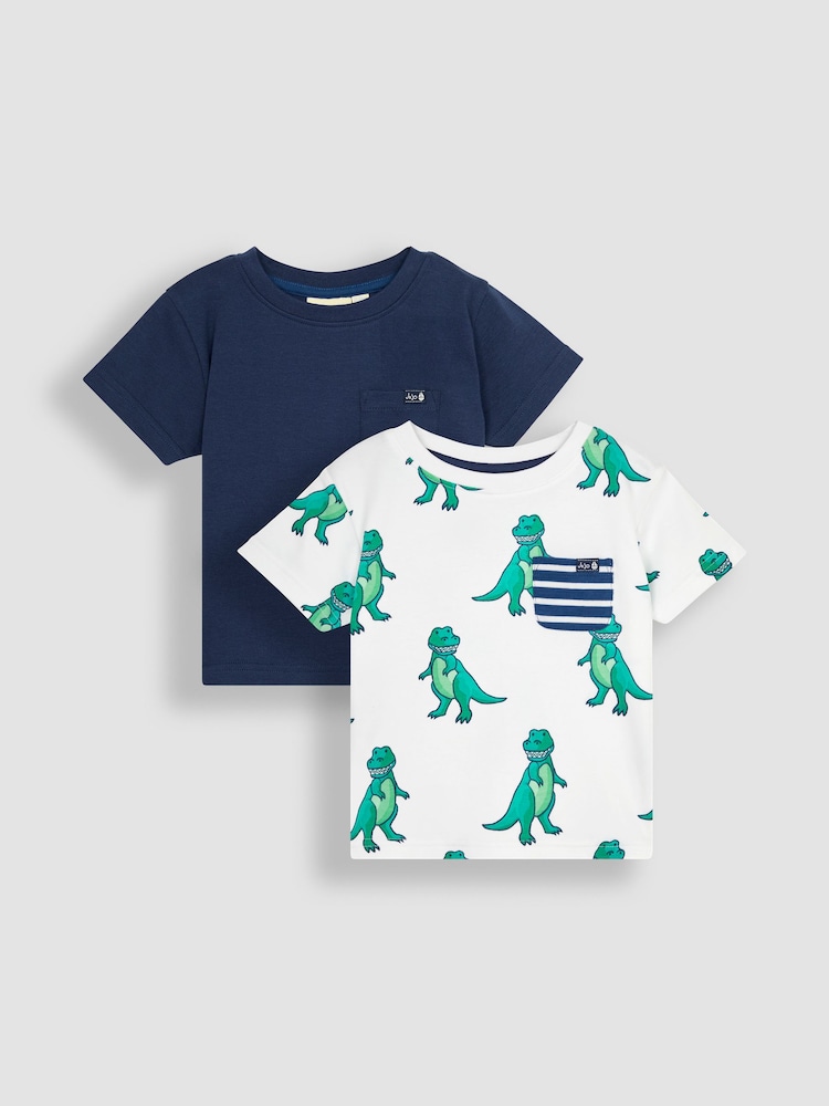 Komplet 2 majic z žepom JoJo Maman Bébé - Slika 1 iz 4