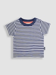 JoJo Maman Bébé Orange Crab Dungarees & T-Shirt 2-Piece Set - Image 5 of 6