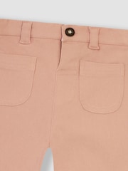 JoJo Maman Bébé Pink Twill Trousers - Image 3 of 3
