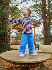 JoJo Maman Bébé Cornflower Blue Twill Trousers - Image 2 of 5