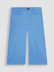 JoJo Maman Bébé Cornflower Blue Twill Trousers - Image 3 of 5