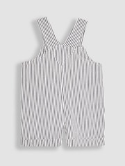 JoJo Maman Bébé Navy White Stripe Stripe Dungarees - Image 2 of 5