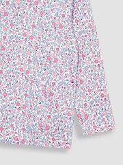 JoJo Maman Bébé Pastel Ditsy Floral Peter Pan Top - Image 3 of 3
