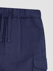 JoJo Maman Bébé Navy Blue Summer Shorts - Image 2 of 3