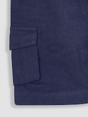 JoJo Maman Bébé Navy Blue Summer Shorts - Image 3 of 3