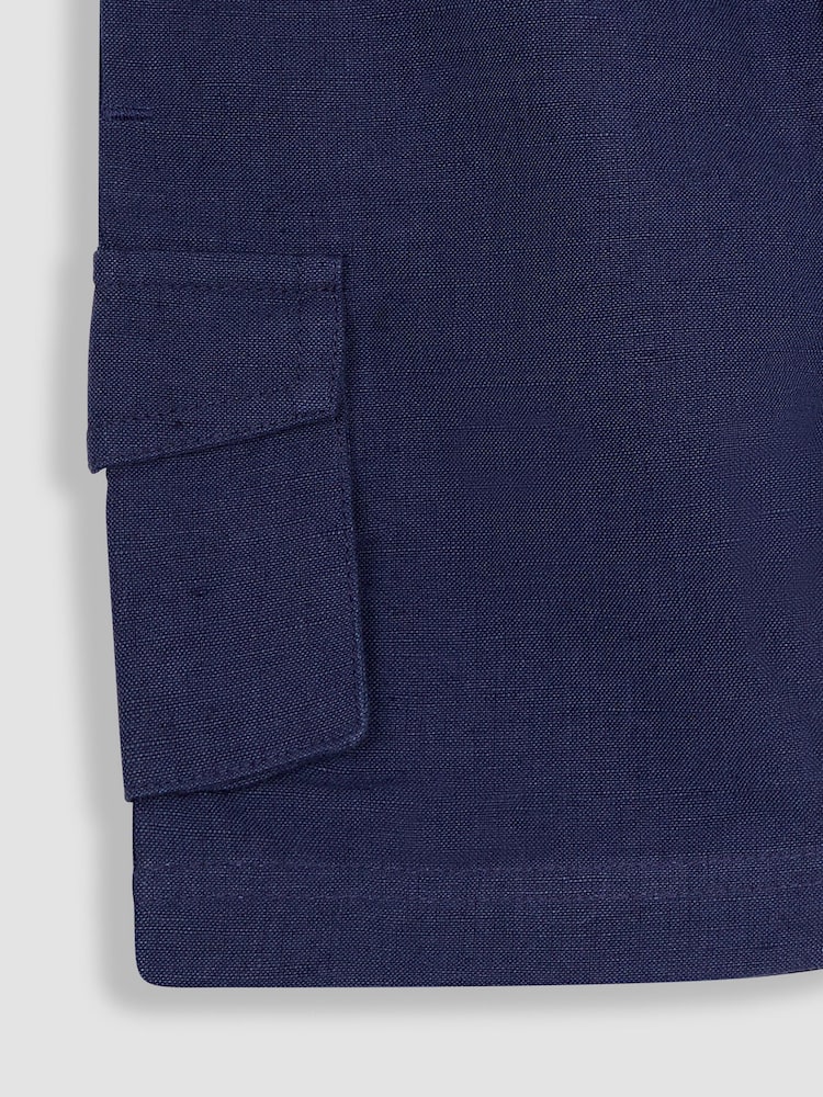 JoJo Maman Bébé Navy Blue Summer Shorts - Image 3 of 3
