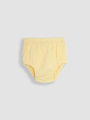 Yellow Daisy Embroidered Peter Pan Smocked Party Dress - Image 7 of 7