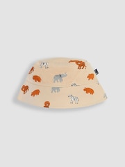 JoJo Maman Bébé Stone Safari Twill Sun Hat - Image 1 of 3