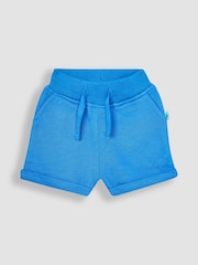 JoJo Maman Bébé Blue Stegosaurus Printed T-Shirt & Shorts Set - Image 4 of 5