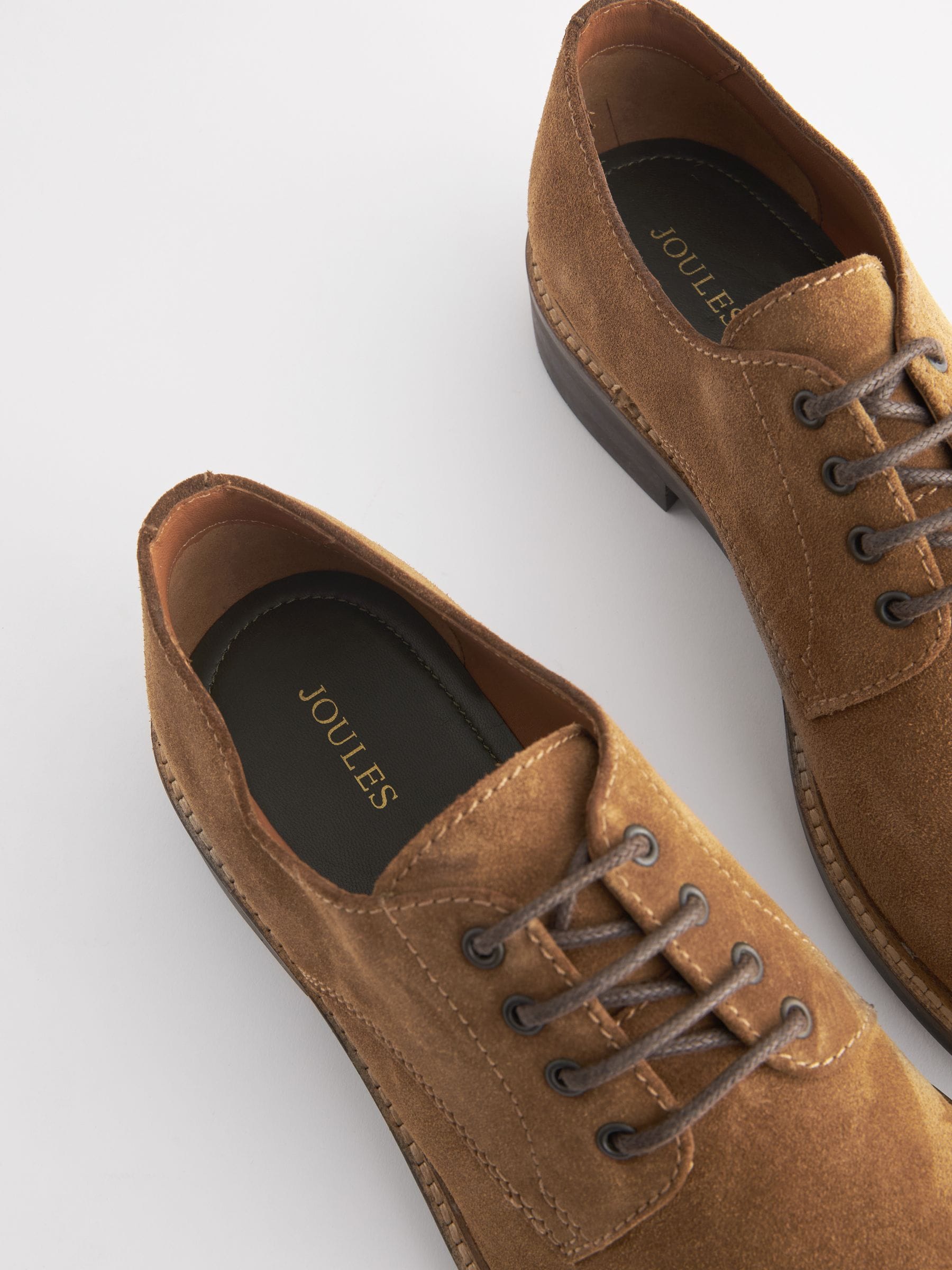 Tan suede derby shoes deals
