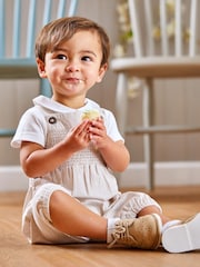 Комплект из 2предметов с присборенным комбинезоном и боди JoJo Maman Bébé - Изображение 2 из 8