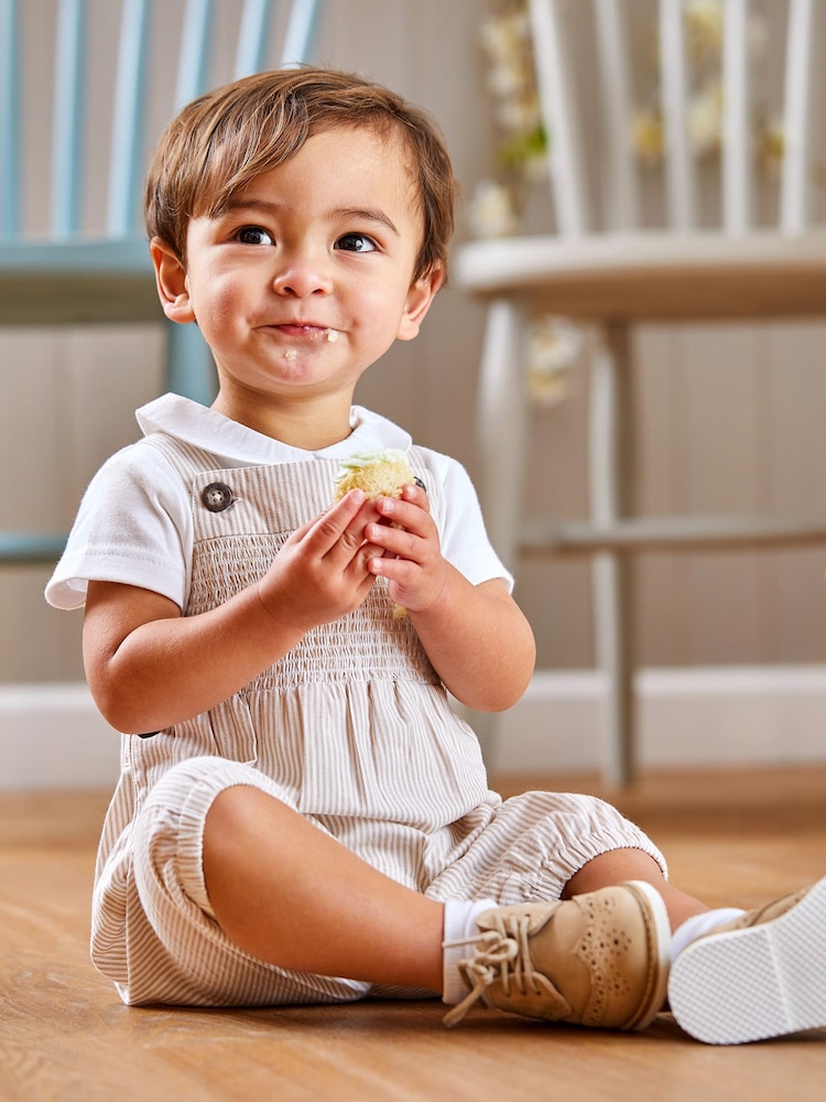 Комплект из 2предметов с присборенным комбинезоном и боди JoJo Maman Bébé - Изображение 2 из 8