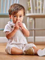 Комплект из 2предметов с присборенным комбинезоном и боди JoJo Maman Bébé - Изображение 3 из 8