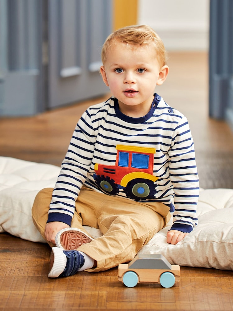 JoJo Maman Bébé Camel Brown Summer Trousers - Image 1 of 4