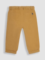 JoJo Maman Bébé Camel Brown Summer Trousers - Image 3 of 4