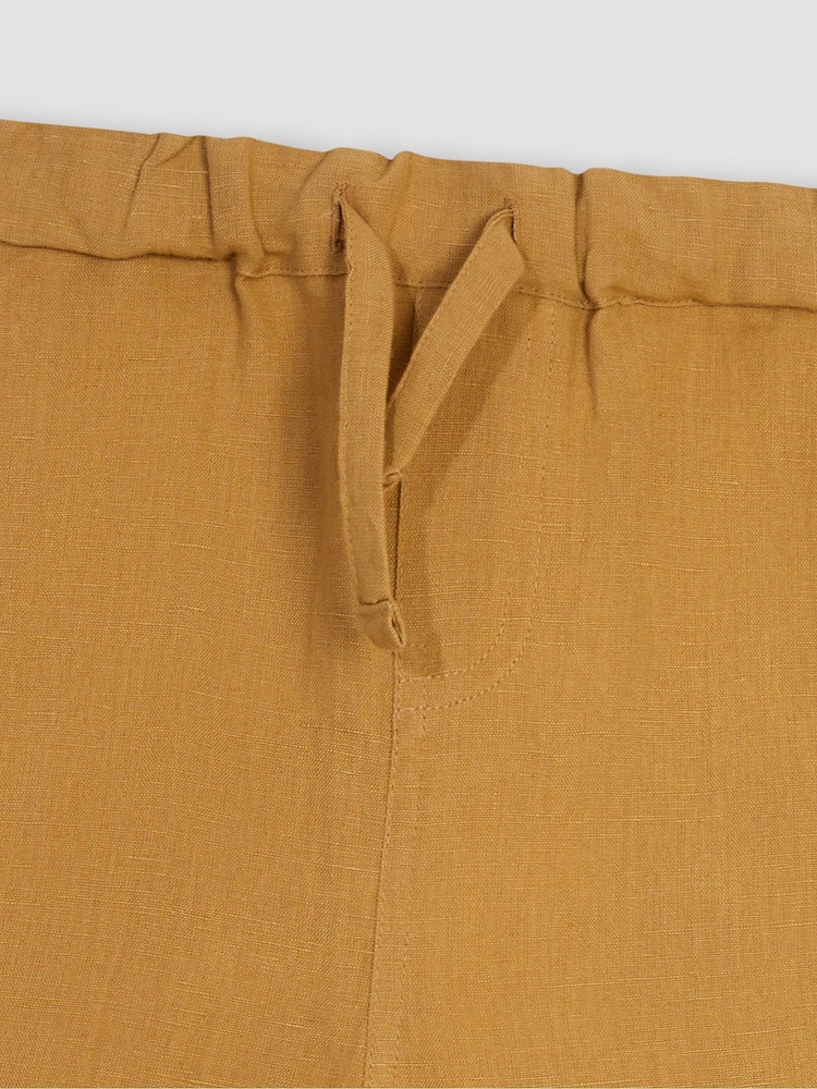 JoJo Maman Bébé Camel Brown Summer Trousers - Image 4 of 4 JoJo Maman Bébé Camel Brown Summer Trousers - Image 4 of 4