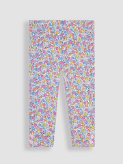 JoJo Maman Bébé Pink 2-Piece Broderie Cheesecloth Top & Leggings Set - Image 5 of 7