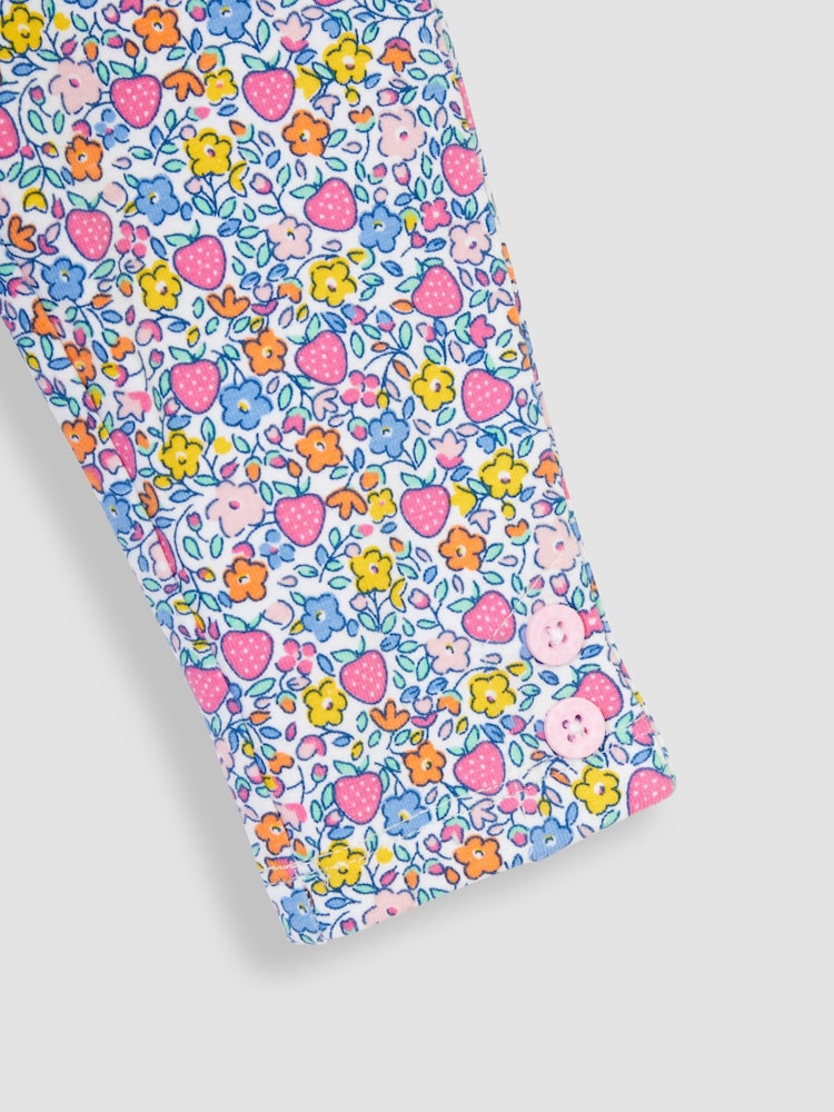Pink - JoJo Maman Bébé 2-teiliges Set mit besticktem Top und Leggings aus weicher Baumwolle - Bild 7 von 7 Pink - JoJo Maman Bébé 2-teiliges Set mit besticktem Top und Leggings aus weicher Baumwolle - Bild 7 von 7