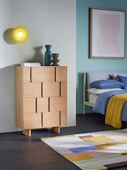 MADE.COM Oak Cory Chest of 4 Drawer Drawers - Image 1 of 3