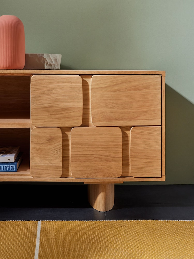 MADE.COM Oak Cory TV Unit - Image 3 of 3