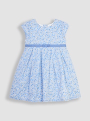 JoJo Maman Bébé Blue Daisy Party Dress - Image 1 of 3