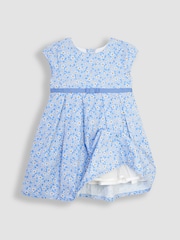JoJo Maman Bébé Blue Daisy Party Dress - Image 2 of 3