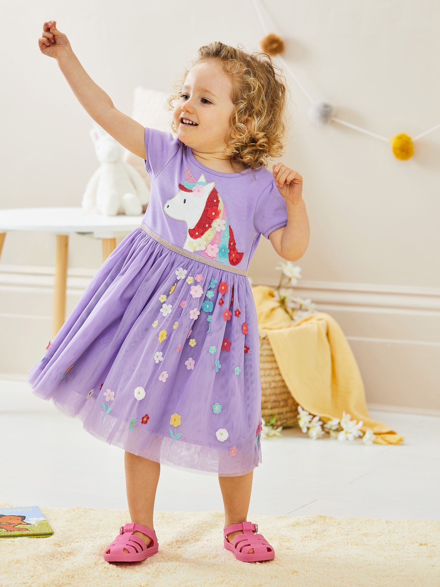 Acheter Robe de soiree JoJo Maman Bebe en tulle jolie licorne from Next Luxembourg