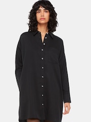 Whistles Helena Relaxed Black Dress - Image 1 of 5