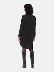 Whistles Helena Relaxed Black Dress - Image 2 of 5