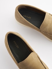 Joules Brown Suede Apron Loafers - Image 4 of 6