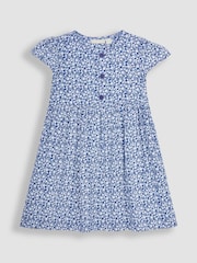 JoJo Maman Bébé Ditsy Floral Button Front Dress - Image 1 of 3