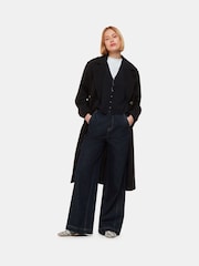 Whistles Black Button Through Bailey Gilet - Image 4 of 5