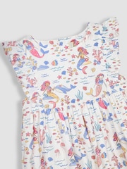 JoJo Maman Bébé Blue Mermaid & Friends Pretty Summer Dress - Image 3 of 4