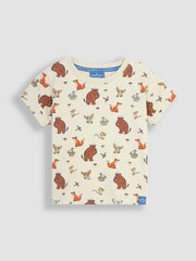 JoJo Maman Bébé Blue 2-Piece Gruffalo T-Shirt & Shorts Set - Image 5 of 8