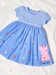 JoJo Maman Bébé Cornflower Peppa Pig Tulle Party Dress - Image 2 of 4
