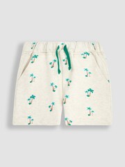 JoJo Maman Bébé Natural Palm Tree 2-Pack Printed Shorts - Image 2 of 3