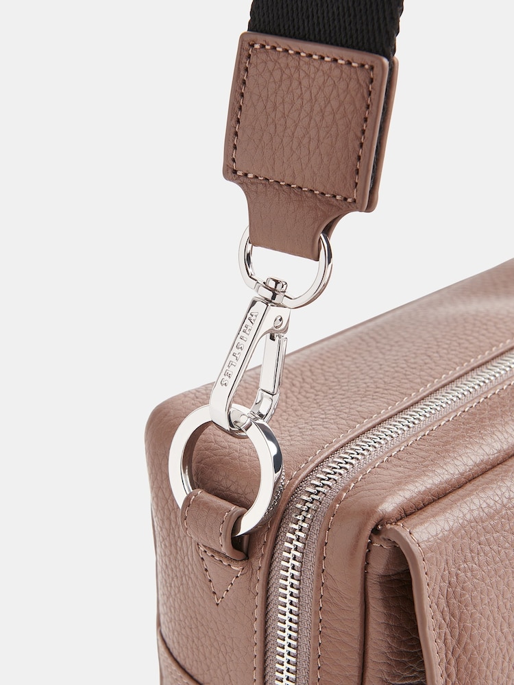 Whistles Brown Cross-Body Bibi Bag - Image 4 of 4