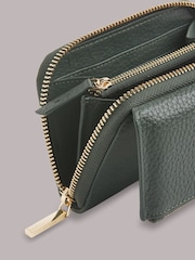 Whistles Green Bibi Zip Purse - Image 3 of 4
