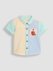 JoJo Maman Bébé Green The Very Hungry Caterpillar Applique Shirt - Image 1 of 5