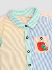 JoJo Maman Bébé Green The Very Hungry Caterpillar Applique Shirt - Image 2 of 5