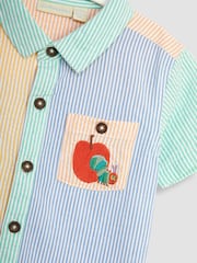 JoJo Maman Bébé Green The Very Hungry Caterpillar Applique Shirt - Image 3 of 5