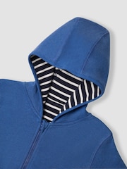 JoJo Maman Bébé Cobalt Peppa Pig Appliqué Reversible Hoodie - Image 9 of 10
