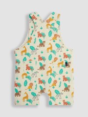 JoJo Maman Bébé Natural Safari Animals Dungarees & T-Shirt 2-Piece Set - Image 3 of 5