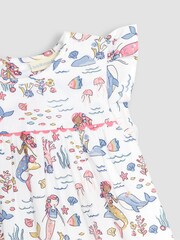 JoJo Maman Bébé Blue Mermaid & Friends Pretty Blouse - Image 3 of 3