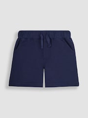 JoJo Maman Bébé Navy Blue Dino Printed T-Shirt & Shorts Set - Image 3 of 4