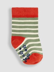 Pack de 3 pares de calcetines con diseño de tractores de Jojo Maman Bébé - Imagen 4 de 4