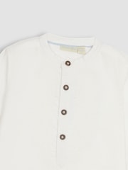 JoJo Maman Bébé 2-Piece Eid Embroidered Grandad Shirt & Trousers Set - صورة 5 من 6