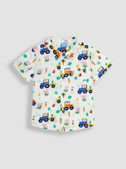 JoJo Maman Bébé Green 2-Piece Peppa Pig Shirt & Shorts Set - Image 9 of 9